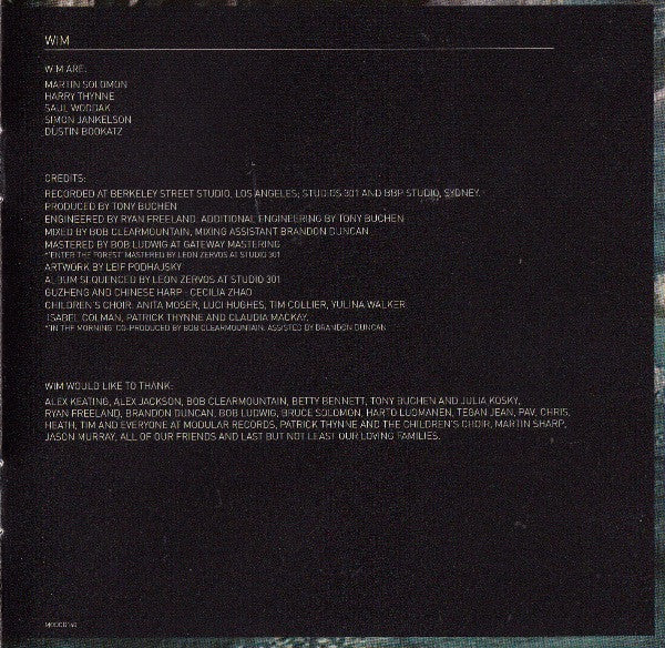 Wim (17) : Wim (CD, Album)