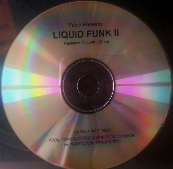 Fabio : Liquid Funk II (CDr, Mixed, Promo)