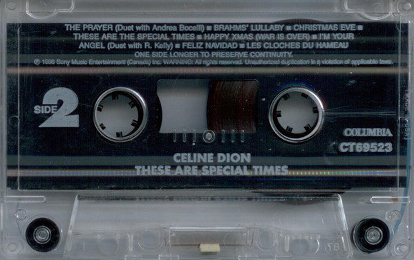 Céline Dion : These Are Special Times (Cass, Album)