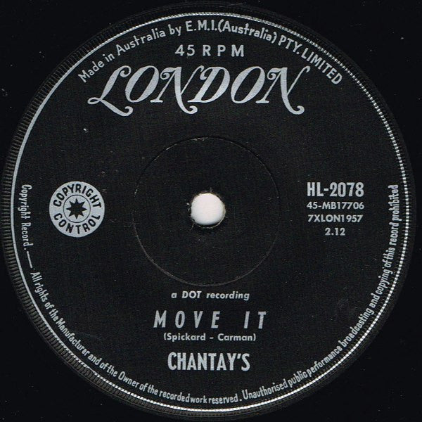 Chantay's* : Pipeline (7", Single)
