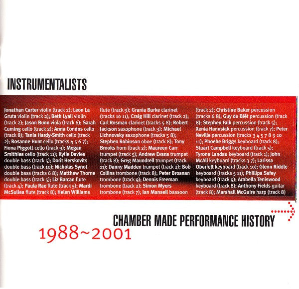 ChamberMade : Anthology Chamber Made 1988-2001 (CD, Comp, Promo)