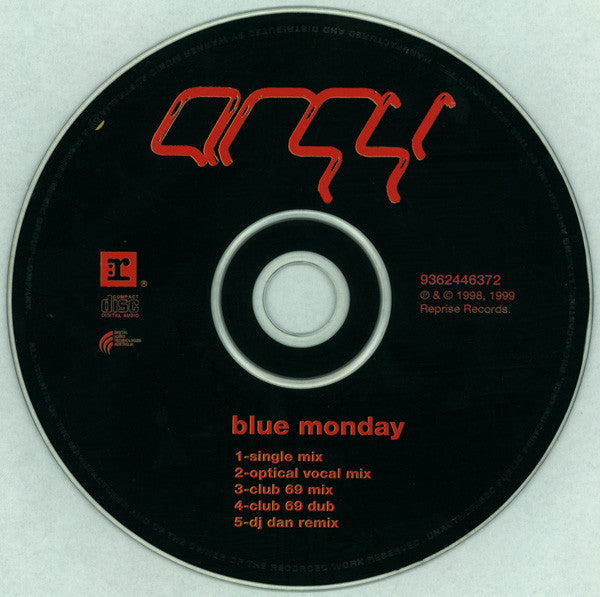 Orgy : Blue Monday (CD, Single)