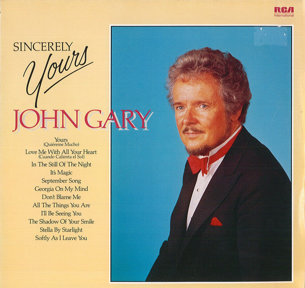 John Gary : Sincerely Yours (LP, Comp)