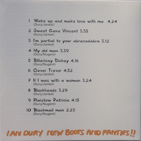 Ian Dury : New Boots And Panties!! (CD, Album, RE + Box)