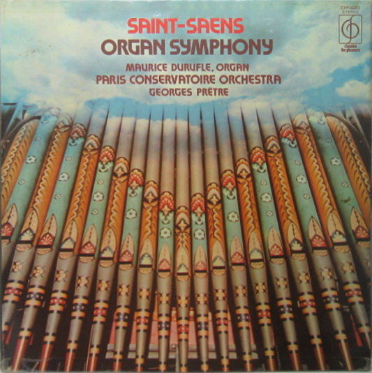 Camille Saint-Saëns, Maurice Duruflé, Orchestre De La Société Des Concerts Du Conservatoire, Georges Prêtre : Organ Symphony (LP, RE)