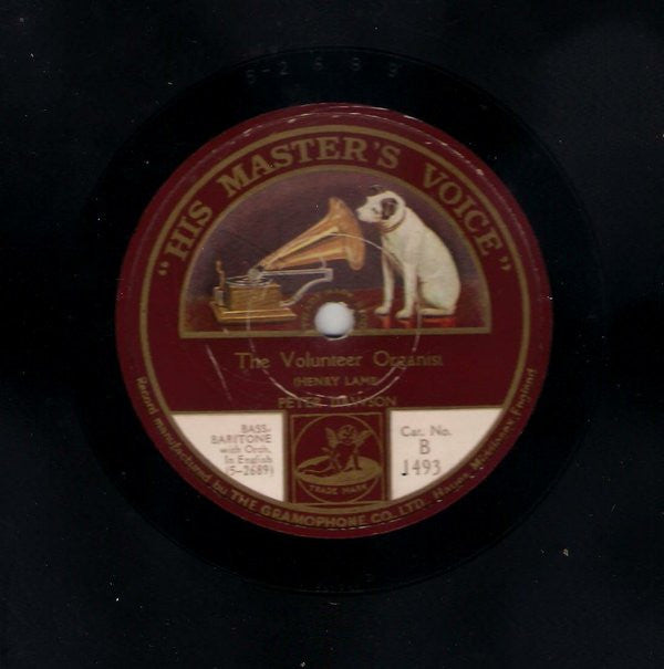 Sydney Coltham / Peter Dawson : Sally In Our Alley / The Volunteer Organist (Shellac, 10")