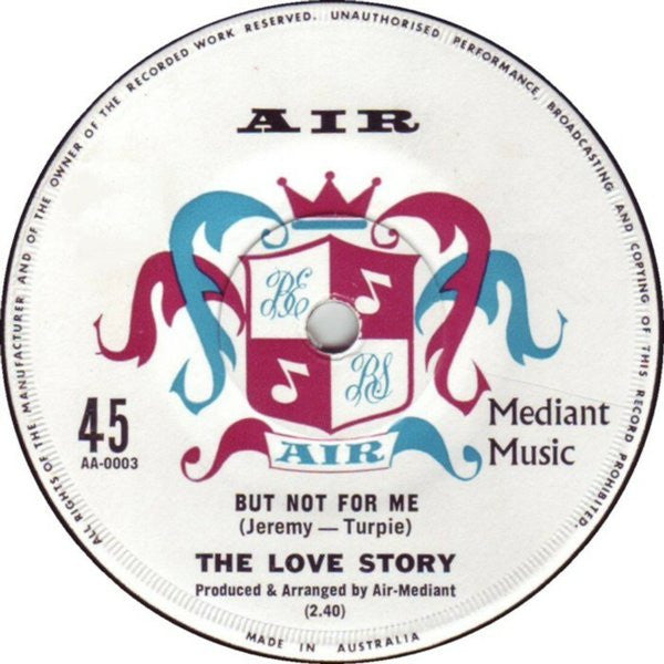 The Love Story (2) : Neanderthal Man (7", Single)