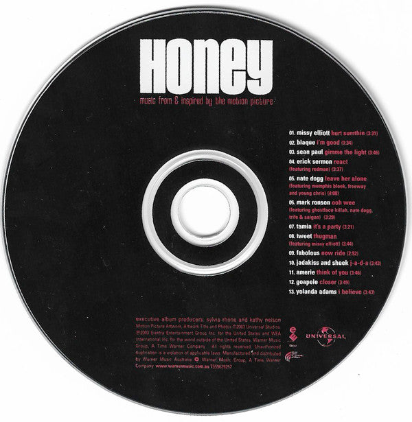 Various : Honey (Music From & Inspired By The Motion Picture) (CD, Comp)