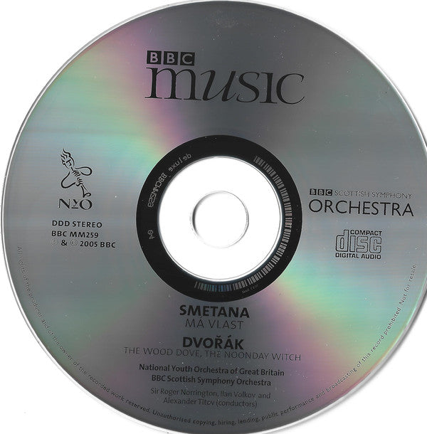 Bedřich Smetana, Antonín Dvořák, National Youth Orchestra Of Great Britain, Roger Norrington, BBC Scottish Symphony Orchestra, Ilan Volkov, Alexander Titov : Symphonic Poems (CD)