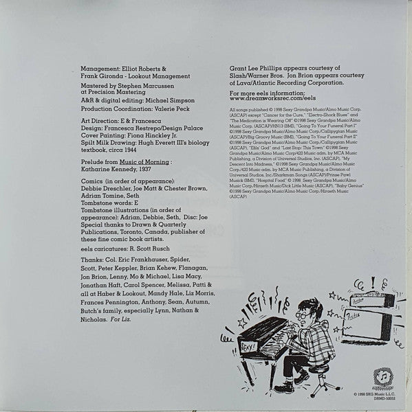 Eels : Electro-Shock Blues (CD, Album)