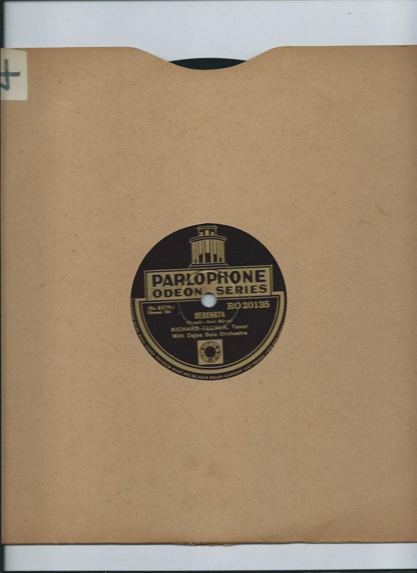 Richard Tauber : Mattinata / Serenata (Shellac, 10")