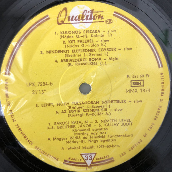 Various : Nehéz Választani - 10 Év Nagy Slágerei (LP, Comp)