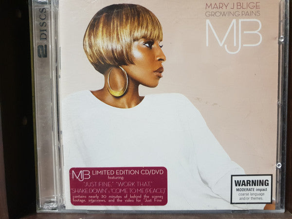 Buy Mary J. Blige : Growing Pains (CD, Album + DVD-V, NTSC) Online