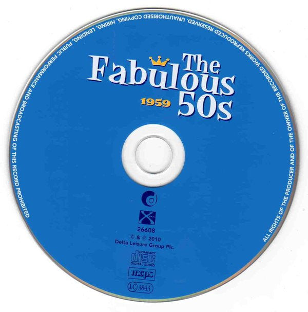 Various : The Fabulous 50s - 1959 (CD, Comp)