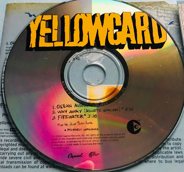 Yellowcard : Ocean Avenue (CD, Single, Copy Prot.)