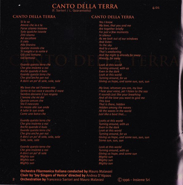 Andrea Bocelli : Sogno (CD, Album)