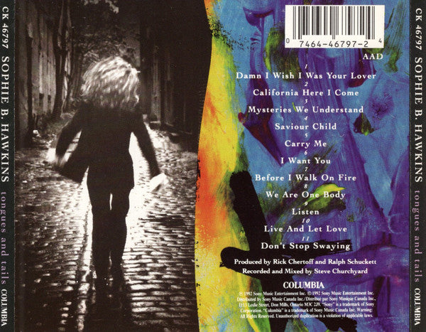Sophie B. Hawkins : Tongues And Tails (CD, Album)