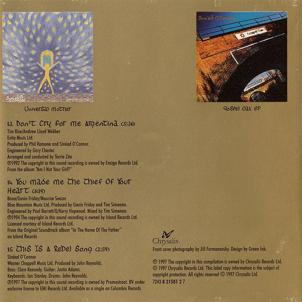 Sinéad O'Connor : So Far... The Best Of Sinéad O'Connor (CD, Comp)