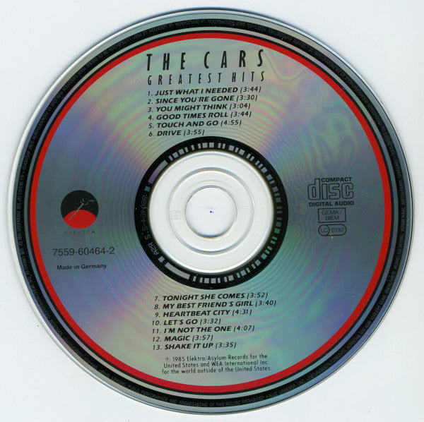 The Cars : Greatest Hits (CD, Comp, RE)