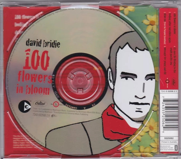 David Bridie : 100 Flowers In Bloom (CD, Single, Copy Prot.)