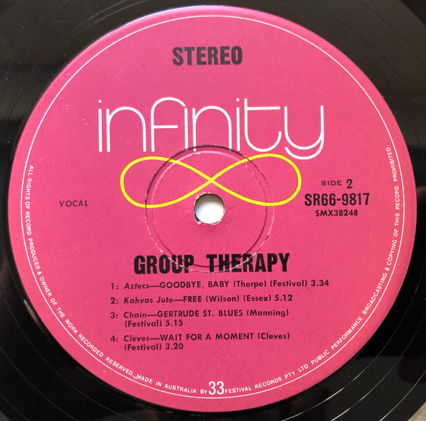 Various : Group Therapy - The Stars Of Infinity (LP, Comp)