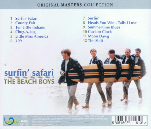 The Beach Boys : Surfin' Safari (CD, Album, RE, RM)