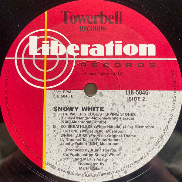 Snowy White : Land Of Freedom (LP, Album)