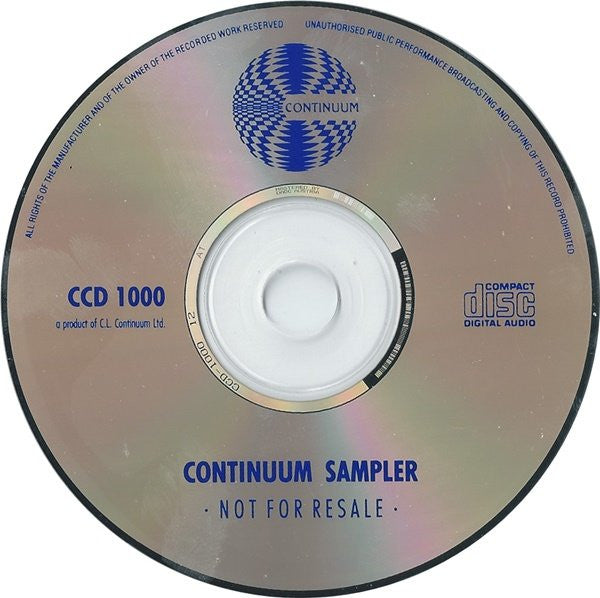 Various : Introducing Continuum (The Award Winning Label) (CD, Smplr)