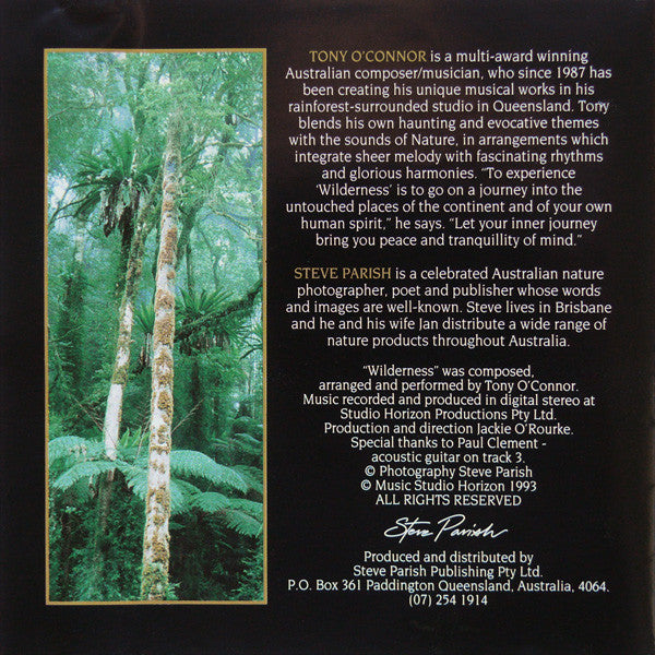 Tony O'Connor (2) : Wilderness (CD, Album)