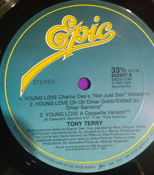 Tony Terry : Young Love (12")