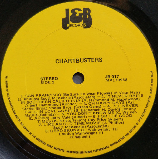 Various : Chartbusters (LP, Comp)