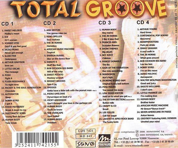 Various : Total Groove (4xCD, Comp)