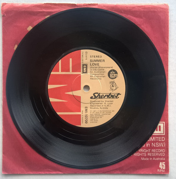 Sherbet : Summer Love (7")