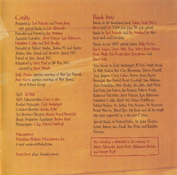 Norah Jones : Feels Like Home (CD, Album, Copy Prot.)
