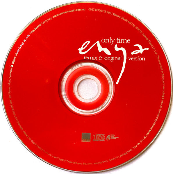 Enya : Only Time (Remix & Original Version) (CD, Maxi)