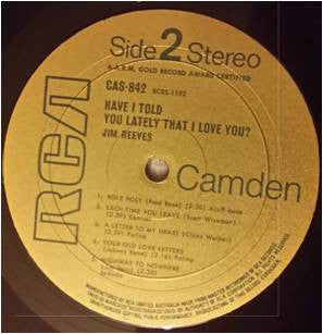 Jim Reeves : Have I Told You Lately That I Love You? (LP, Comp)