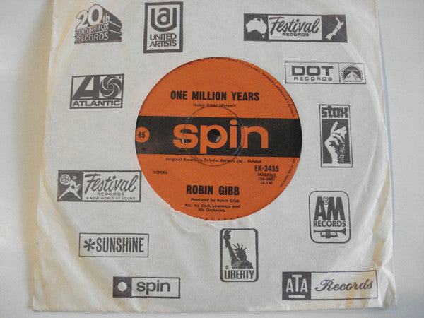 Robin Gibb : One Million Years (7", Single)