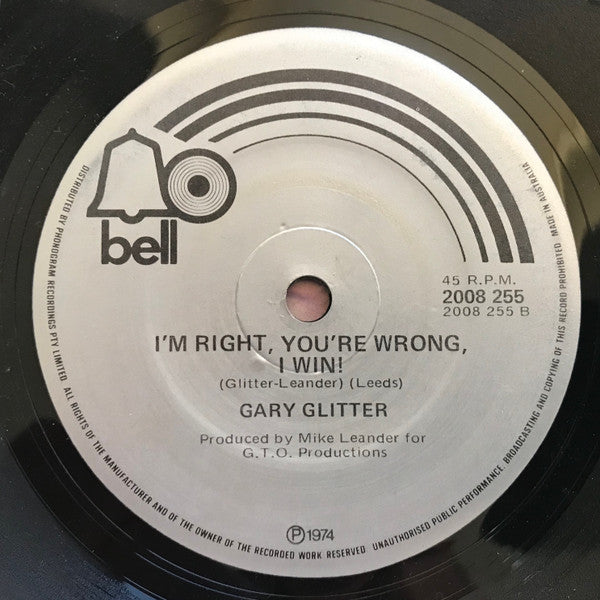 Gary Glitter : Always Yours (7", Single)