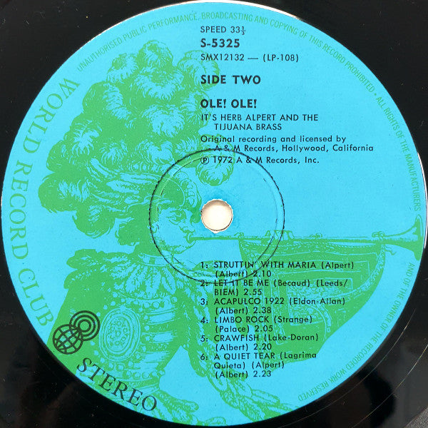 Herb Alpert And The Tijuana Brass* : Ole ! Ole ! (LP, Comp, Club)