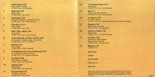 Gipsy Kings : Greatest Hits (CD, Comp)