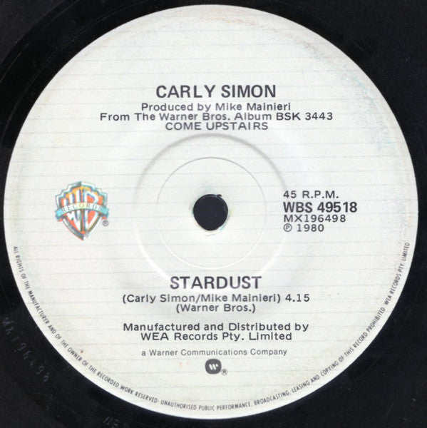 Carly Simon : Jesse (7", Single)