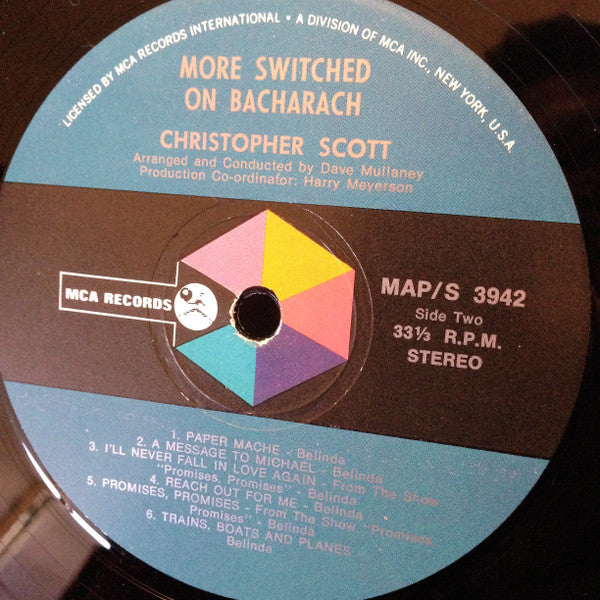 Sir Christopher Scott : More Switched On Bacharach (LP, Album)