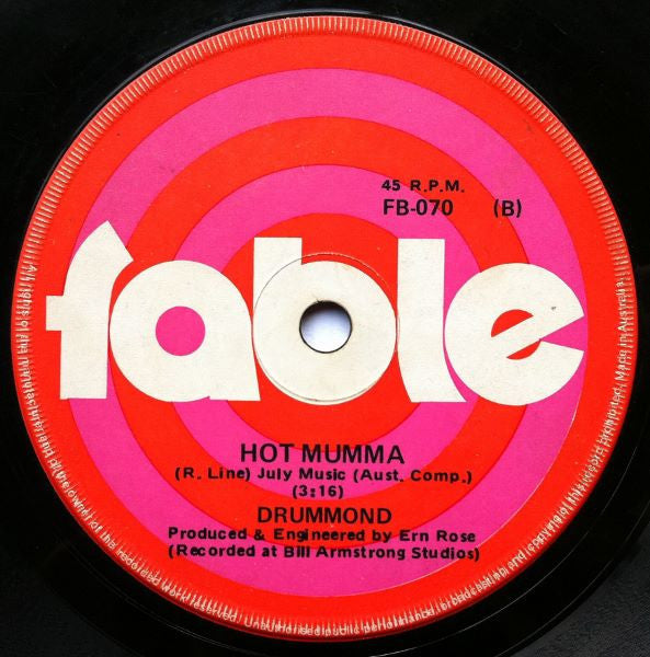 Drummond (2) : Daddy Cool (7", Single)