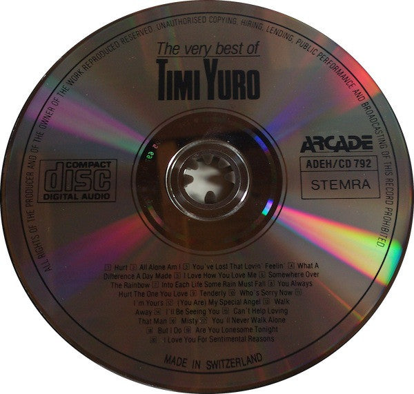Timi Yuro : The Very Best Of Timi Yuro (CD, Comp)