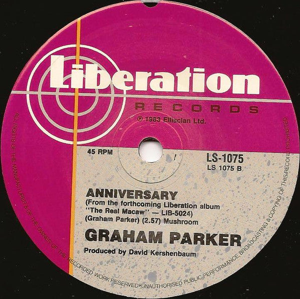 Graham Parker : Life Gets Better (7", Single)