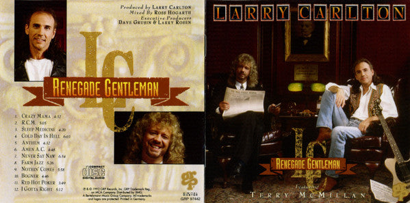 Larry Carlton Featuring Terry McMillan : Renegade Gentleman (CD, Album)