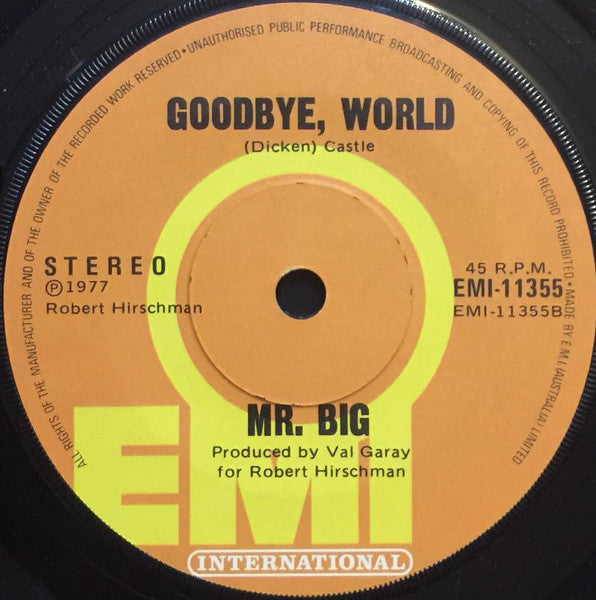 Mr. Big* : Romeo (7", Single)