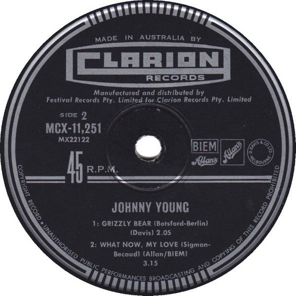 Johnny Young : Johnny Young (7", EP)
