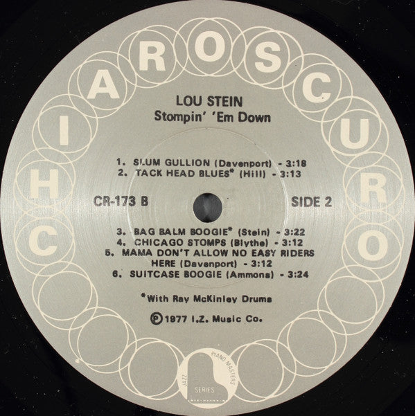 Lou Stein, Ray McKinley : Stompin' 'Em Down (LP, Album, Mono)