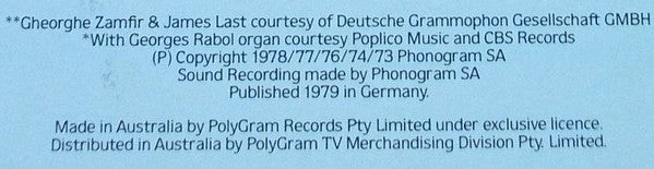 Gheorghe Zamfir : The Flutes Of Pan (20 Original Songs) (LP, Comp)